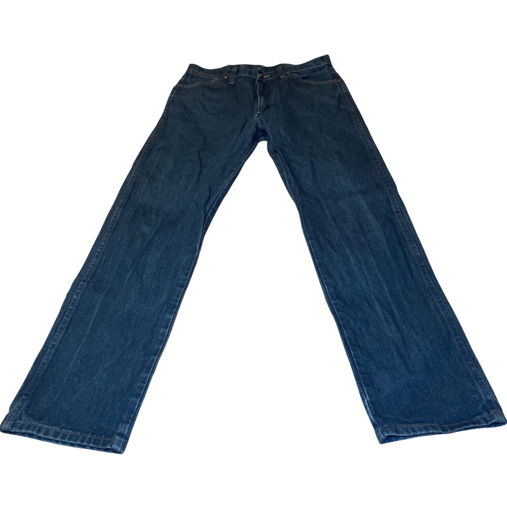 Wrangler 13MWZ Cowboy Cut Jeans Mens 31x32 Blue  Original Fit Straight Leg